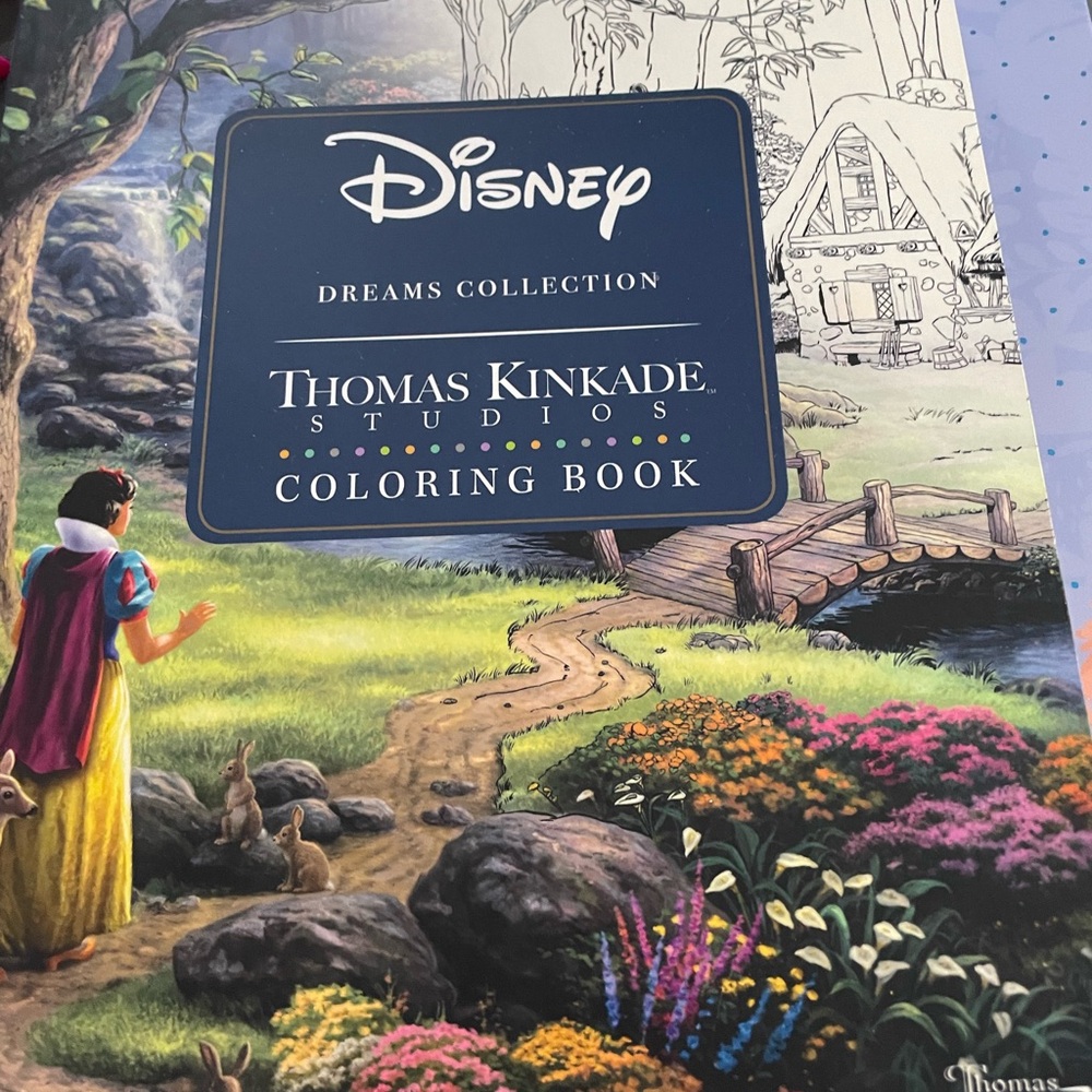 Brand new Disney Thomas Kinkade coloring book